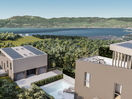 RIJEKA, KOSTRENA – exklusives Apartment mit Whirlpool – Neubau mit Panoramablick auf das Meer! GELEGENHEIT!