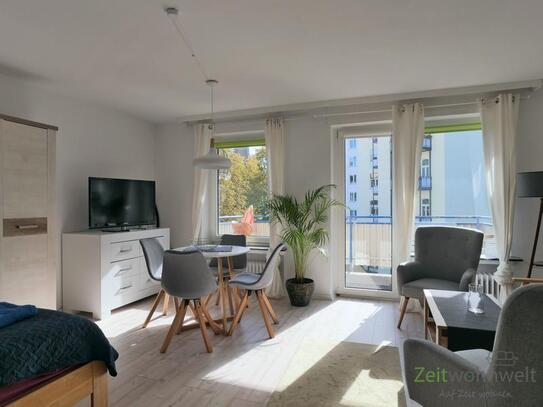 (EF1163_M) Kassel-Stadt: West, hübsches möbliertes Apartment mit Service, Balkon und PKW-Stellplatz