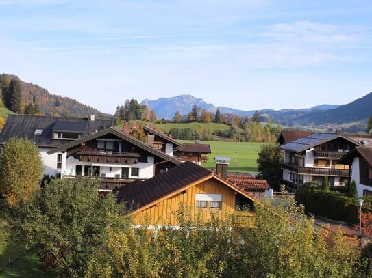 Traumhafte Wohnung in Oberstdorf mit herrlichem Blick für Eigennutzung oder Ferienvermietung