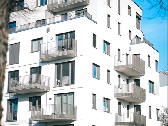 Möblierte 1-Zimmer-Neubauwohnung mit Einbauküche in Pankow