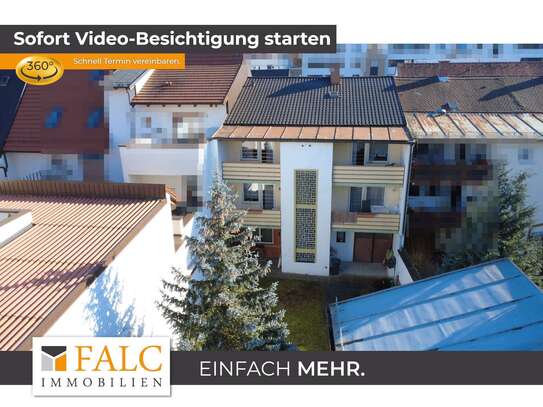 Mehrfamilienhaus mit 3 Wohnungen, 4 Balkonen, Garage, Garten & Nebengebäude! 220 QM Wohnfläche