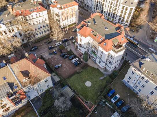 Zentrumsnahes Grundstück inkl. Baugenehmigung für freistehende Villa