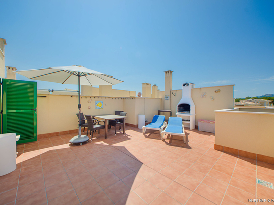 Atico mit zwei Schlafzimmer und Dachterrasse mit Panorama-Meerfernblick