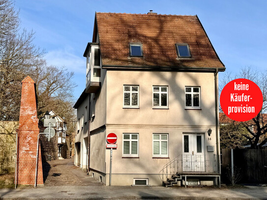 HORN IMMOBILIEN ++ RESERVIERT! ++ Haus mit Maisonettewohnung in der Innenstadt von Neubrandenburg