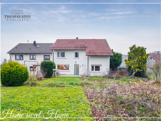 Wunderbar aufgeteiltes Familienhaus mit riesigem Gartengrundstück und Blick auf die Burg Stettenfels