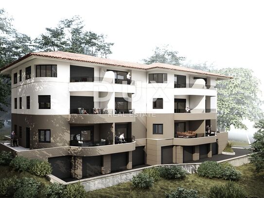 OPATIJA, IČIĆI – Apartment mit Balkon und Aussicht in einem neuen Gebäude in der Nähe des Strandes von Ičići und Opatija