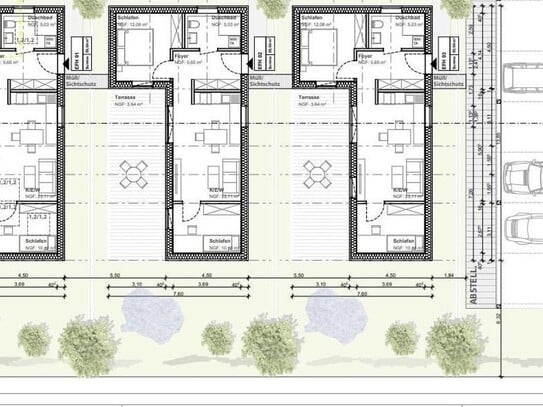 Neubau von minimalistischen & nachhaltigen Holzhäusern inkl. Grundstück, Carport & Terrasse