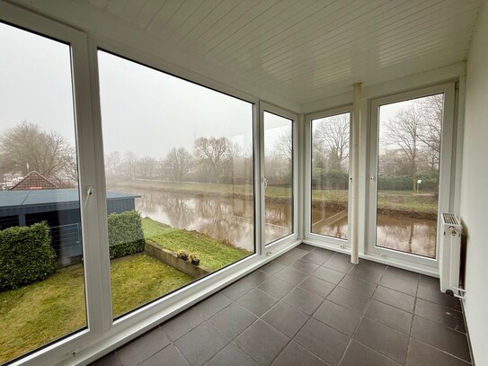 3-Zimmer-Wohnung mit Wintergarten und direktem Blick auf die Hase