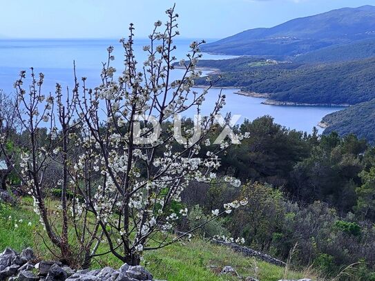 ISTRIEN, RABAC - Einzigartiges Baugrundstück mit Panoramablick auf das Meer