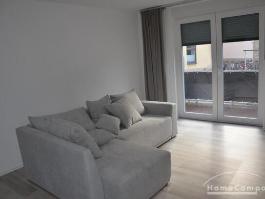 2 Zi. Whg., möbliert, EG (Hochparterre mit Aufzug vom Eingangsbereich des Hauses), Balkon nach Westen.Tiefgarageneinste…