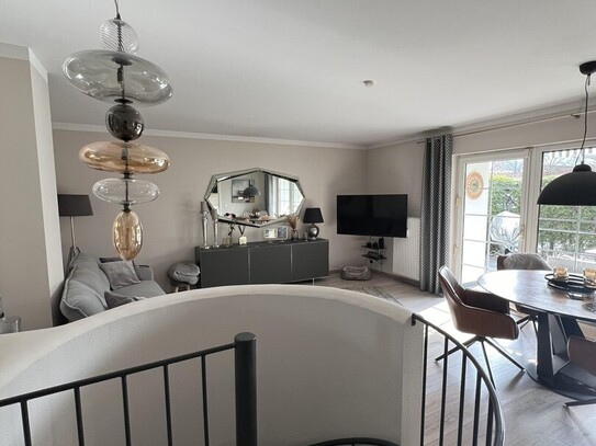 Charmante 3 Zimmer Maisonette Wohnung mit Terrasse & Garten im beliebten Villenviertel