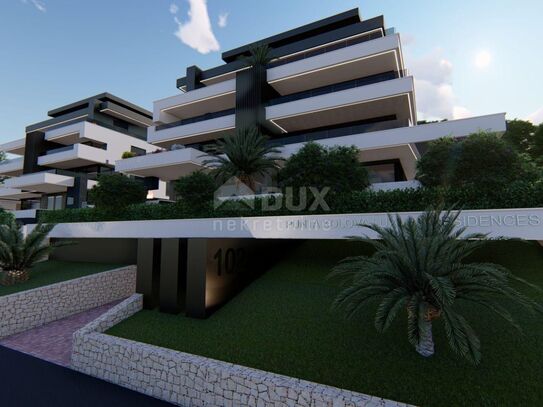 OPATIJA, ZENTRUM - 143 m² große exklusive Wohnung in einem neuen Gebäude mit privatem Pool und Panoramablick auf das Me…