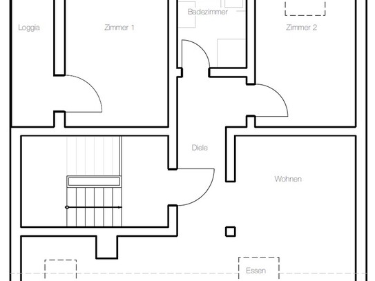 Erstbezug nach Sanierung – Gemütliche 3-Zi-DG-Wg. mit Schlossblick und Balkon Wallbox und PV-Anlage