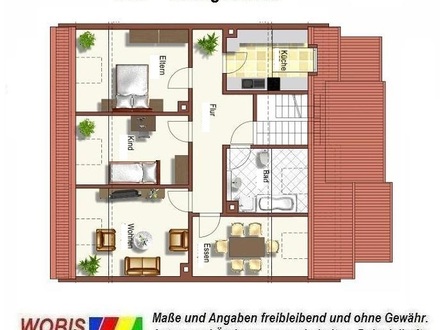 AKTUELL - schöne moderne große Dachgeschoßwohnung