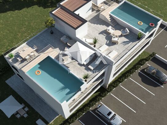 ZADAR, BIBINJE - Penthouse mit Pool