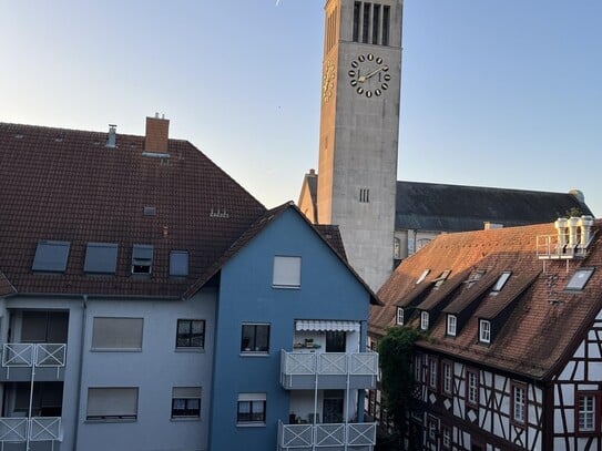 Sehr schöne, modernisierte 3ZKB mit Dachterrasse im Herzen Hockenheims