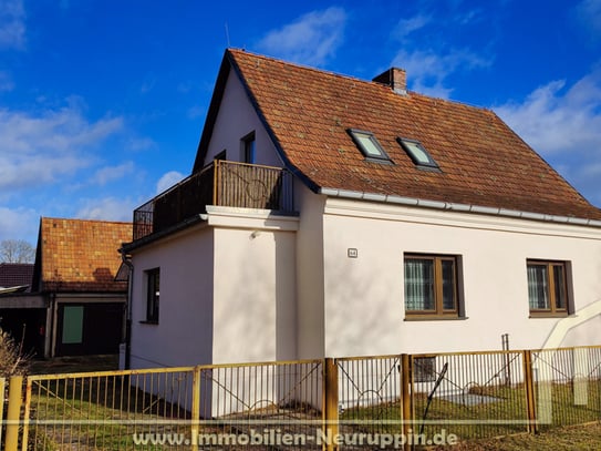 Reserviert - Einfamilienhaus in Wuthenow mit viel Nebengelass, Garage, Carport und kleinem Garten