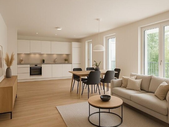 Sanierte 5-Zimmer-Wohnung mit Balkon, Einbauküche & 118 m² Wohnfläche