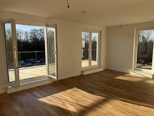 2-Raum-PENTHOUSE mit sonniger Dachterrasse - Erstbezug im Neubau