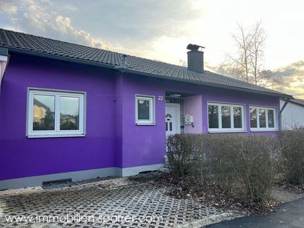 EINFAMILIENHAUS MIT EINGEWACHSENEM GARTEN UND GARAGE IN ERBENDORF