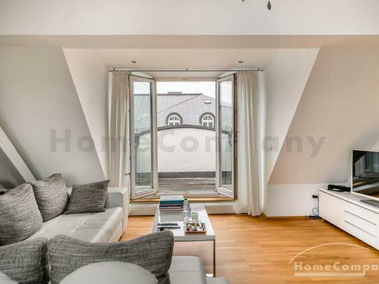 Schöne möblierte 2-Zimmer-Dachgeschoss-Wohnung in toller Lage am Wiener Platz, Haidhausen
