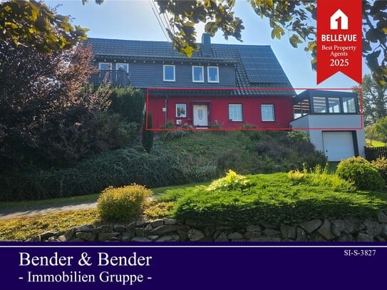 Idyllische Erdgeschosswohnung mit Ausblick ins Grüne in ruhiger Lage!