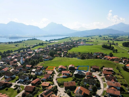 Allgäu, Berge, Seen, Schlösser - unverbaubare, einzigartige Panoramalage