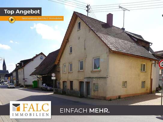 Rohdiamant mit Potenzial: Sanierungsbedürftige Doppelhaushälfte - FALC Immobilien Heilbronn