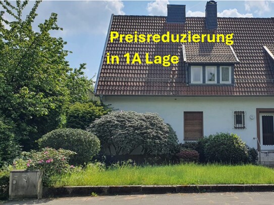 Weststadt/Illoshöhe - Preisreduzierung: renovierungsbedürftige Doppelhaushälfte mit kleinem Garten