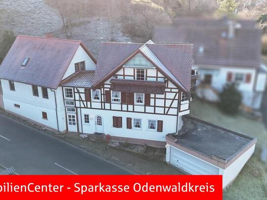 Ferienhaus oder Dauerwohnsitz - Urgemütliches Häuschen in Randlage von Reichelsheim OT Unter-Ostern