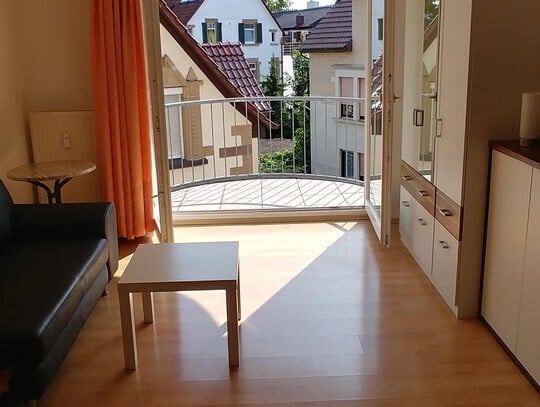 Exklusives voll möbliertes 1,5 Zimmer Apartment mit Balkon in Heilbronn Ost