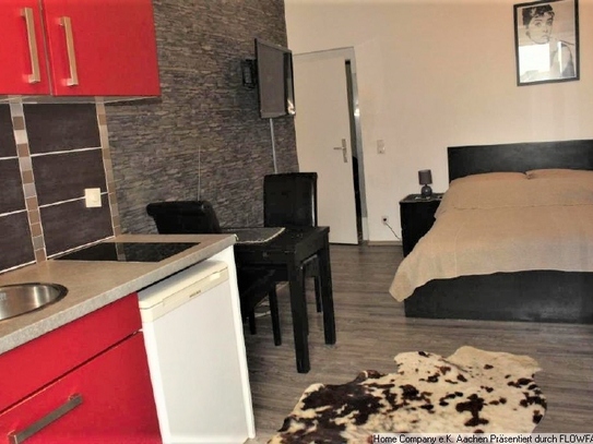 Aachen-City: Schick möbliertes 1-Zi-Apartm., all inclusive