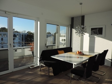 Luxus Penthouse-Wohnung über den Dächern von Hanau mit 80m² Dachterrasse