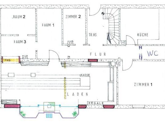 24_VL3810a Verkaufs- oder Ladenbürofläche mit Anbau / Regensburg - Nord