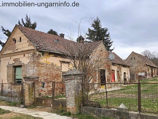 Einfamilienhaus mit Pferdestallungen auf 0,5 Hektar Land in der Nähe des Plattensees