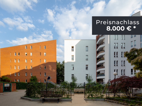 Preisnachlass sichern auf vermietete 2-Zimmerwohnung mit Wintergarten im Hansaviertel Berlins