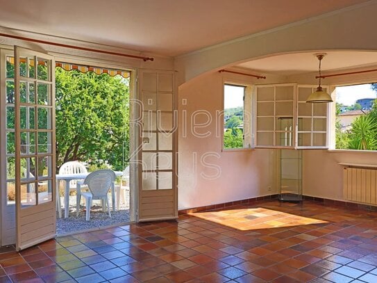 3-bed garden level flat, garden 500 m², in La Roquette-sur-Siagne