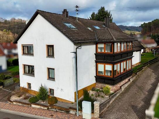 +++Pfälzer Wald hautnah! Großzügiges Mehrgenerationenhaus oder 2-4 Familienhaus mit großem Garten, Loggia, Wintergärten…