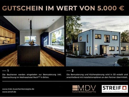 * Einfamilienhaus clever gebaut von STREIF - KfW 40 förderfähig / günstig finanzierbar *
