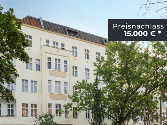 Sanierte 1-Zimmer-Altbauwohnung mit Balkon in zentralem Weddinger Kiez