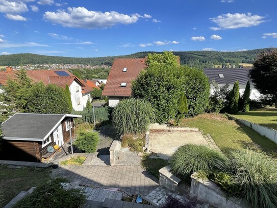 Gelnhausen: gepflegte 4 ZKBWC/EBK mit Terrasse und Garten mit Aussicht