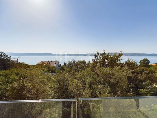 Crikvenica - Apartment mit Balkon und Meerblick