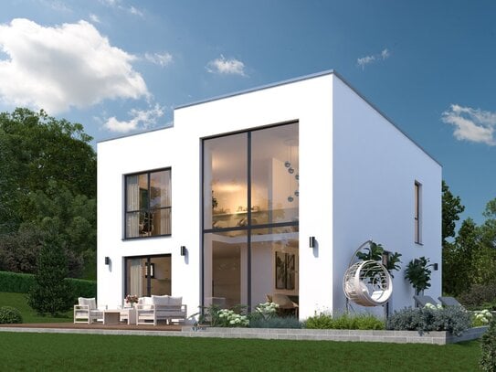 "Schatz - das ist unser Haus" - Außergewöhnliche Villa mit großzügigem Grundstück - schlüsselfertig - KfW 40+ inklusive