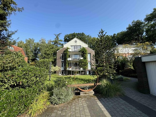 modernes Penthouse mit Blick ins Grüne