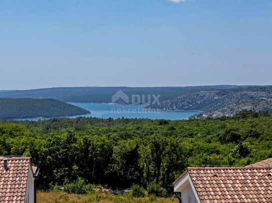 ISTRIEN, RABAC - Grundstück mit Baugenehmigung und Meerblick