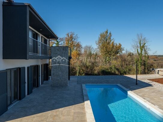 House, pool, sea view, Rakalj, Istria