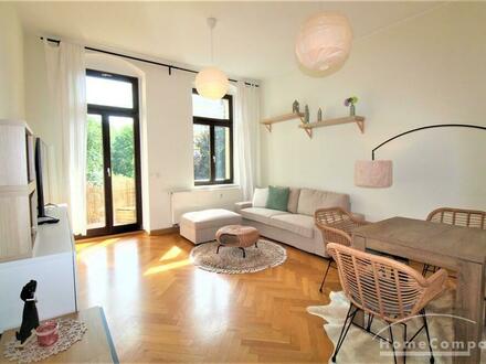 Möbliert 2-Zimmer Wohnung mit Balkon in Dresden-Friedrichstadt