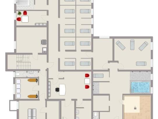 Hotel + Restaurant + Praxis + 2 Eigentümerwohnungen in Urberach