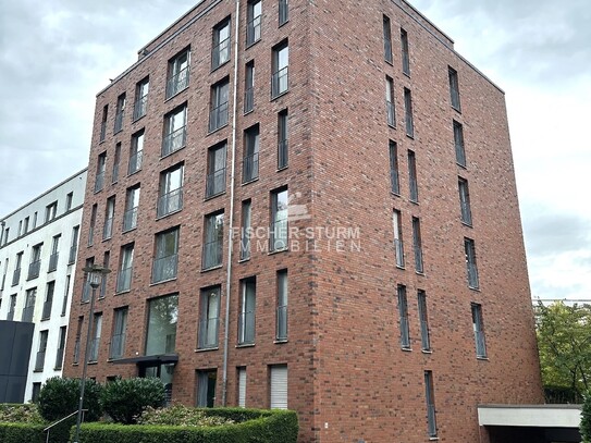 Düsseldorf-Ludenberg: Balkonwohnung am Waldrand mit 2 Bädern + TG-Platz!