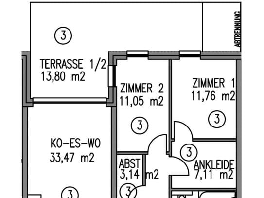 Altengerechte moderne Wohnung mit Garten Schweich Stadtmitte KFW 40 Darlehen ab 2,45 %